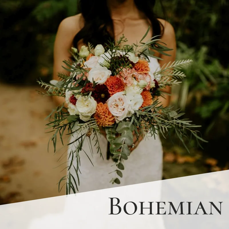 Finding Your Wedding Style Ideas bohemian wedding