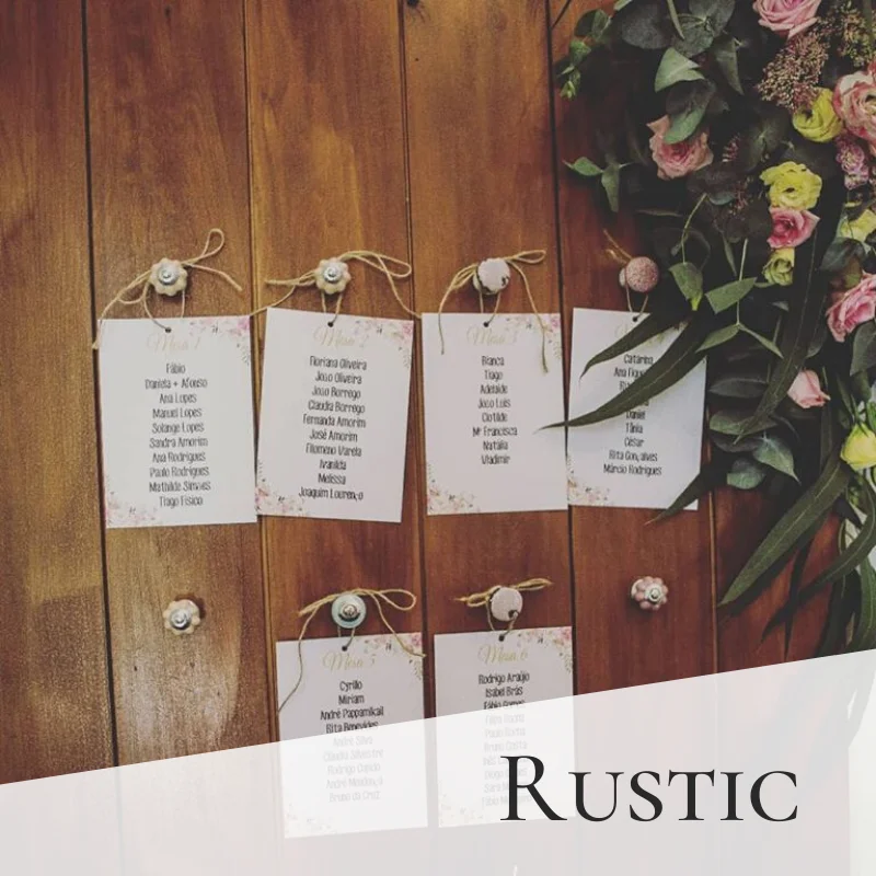 Finding Your Wedding Style Ideas rustic wedding